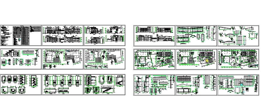 Z2148-某大学的多媒体教室楼结构设计CAD图纸==1292081=50