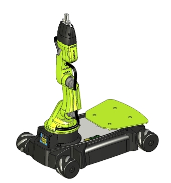 Z1379-KUKA-youBot单臂移动机器人三维Step无参
