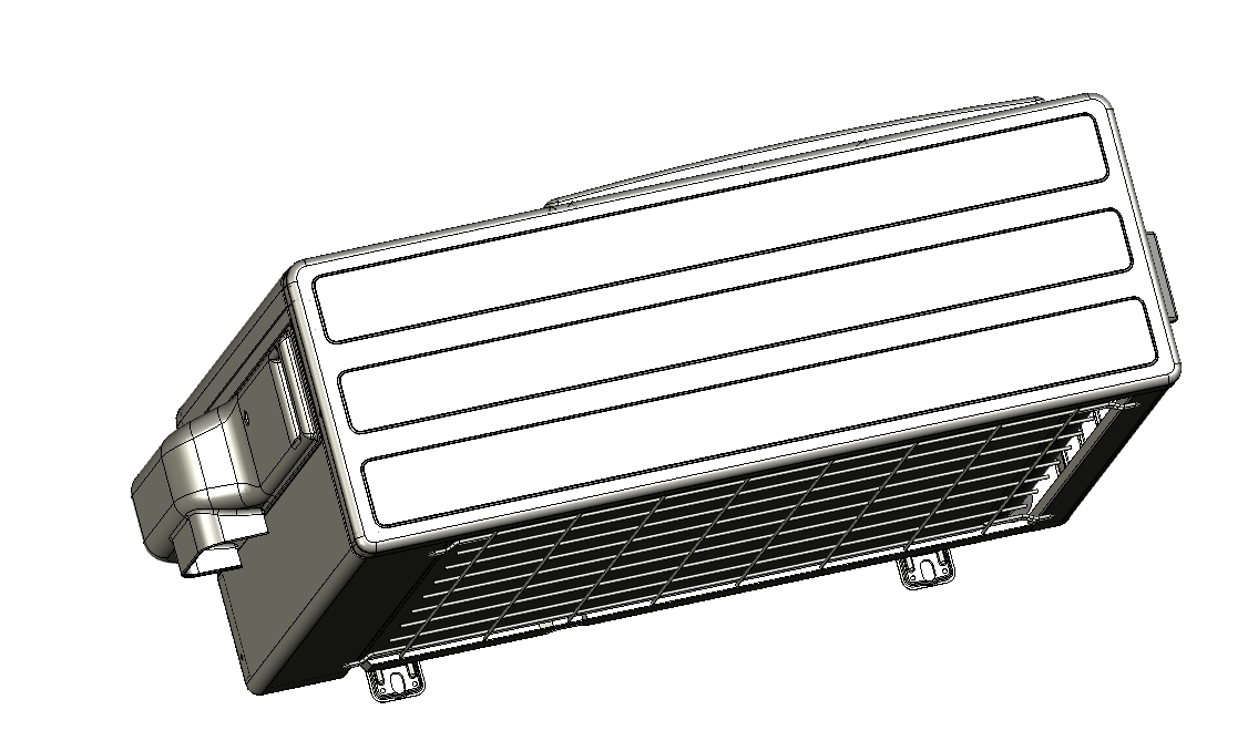 Z1566-空调室外机整机图档三维SW2011无参