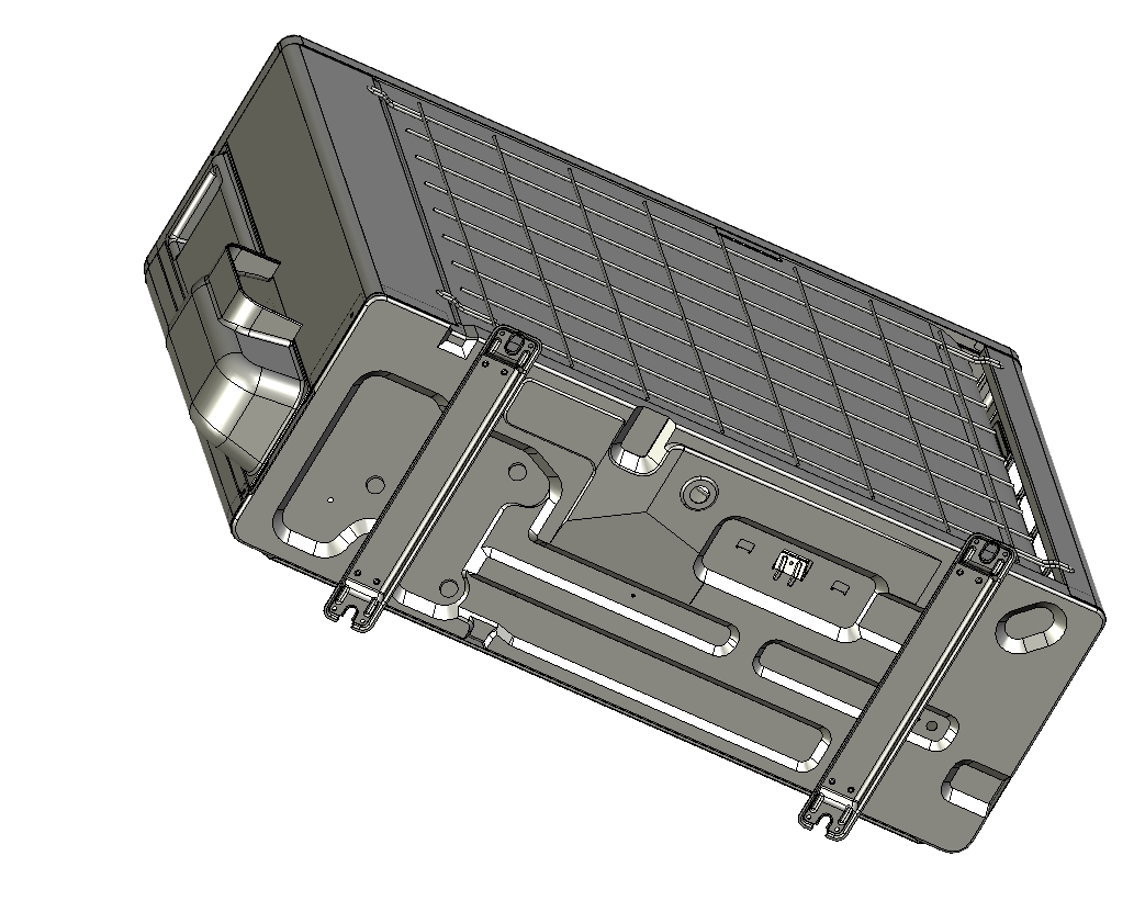 Z1566-空调室外机整机图档三维SW2011无参