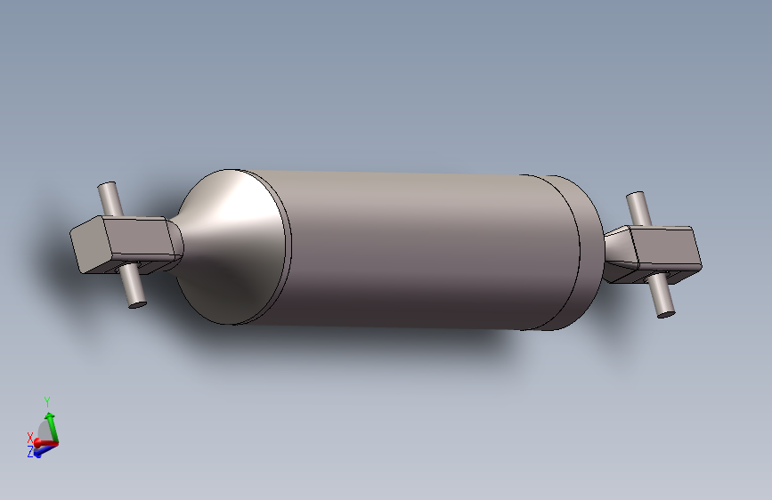 Z1724-液压减振器建模三维SW2016带参