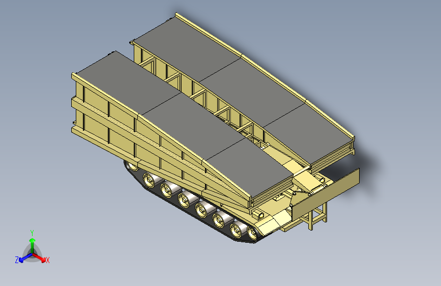Z1935-架桥装甲车三维Step无参
