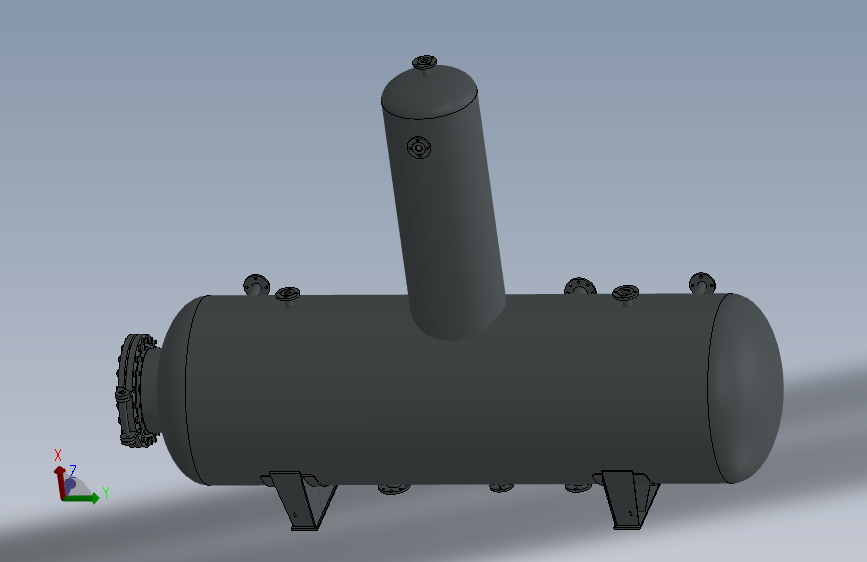 Z1948-锅炉除氧器三维SW2021带参