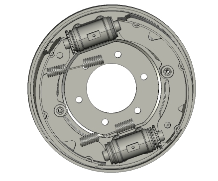 Z2224-250双泵制动器三维Step无参