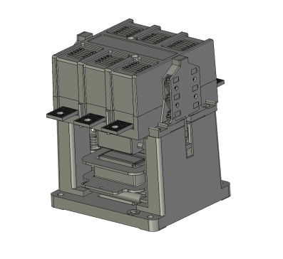 Z2230-CJ20-250-400 正泰交流接触器三维Step无参