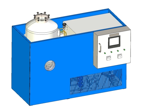 Z2269-低温热泵蒸发器三维Step无参