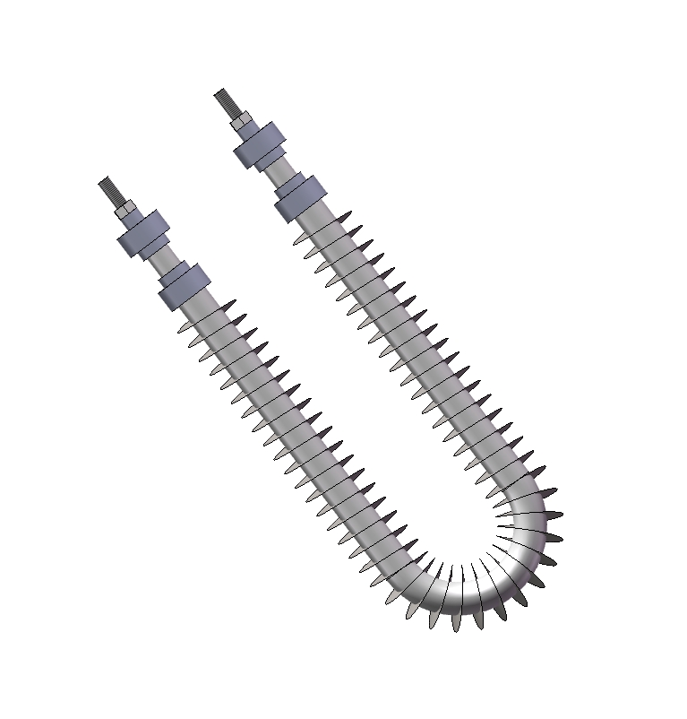 Z2326-空气加热管三维SW2012无参