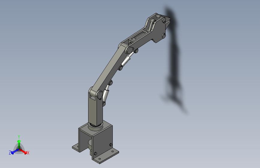 Z1800-机械手结构设计及其ug运动仿真有限元分析三维Step无参+CAD+说明书