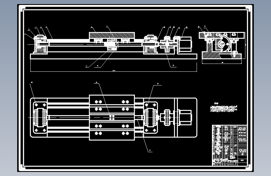 Z2032-单轴数控工作台设计+CAD+说明书 ==548550=60