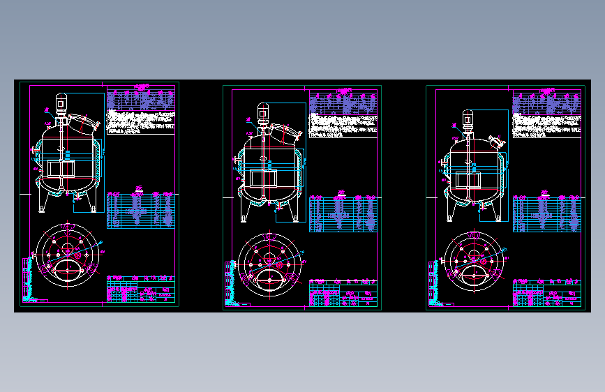 X0023-100L、200L、300L酶解罐CAD图纸==739680=35