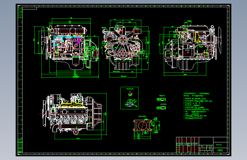 X0126-发动机cad图纸CAD图纸==117723=20