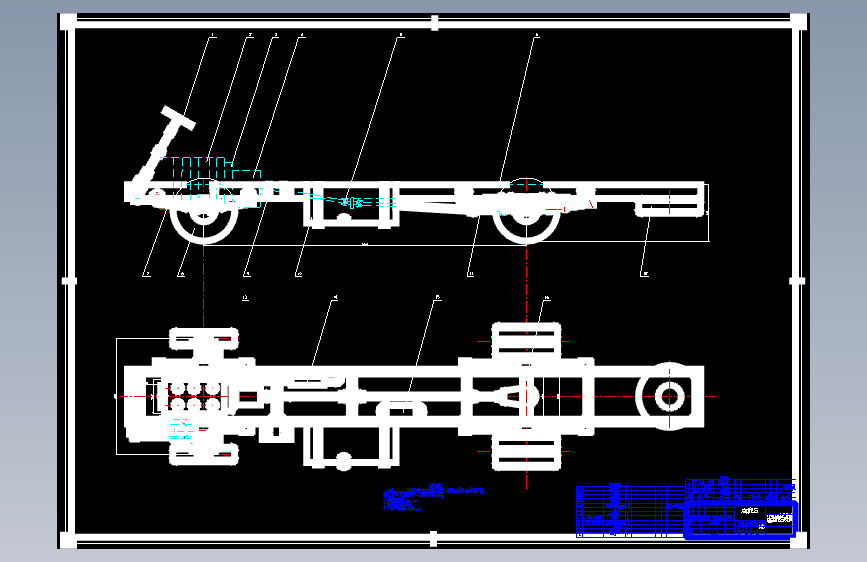 X0167-火车底盘布置图CAD图纸==280769=20