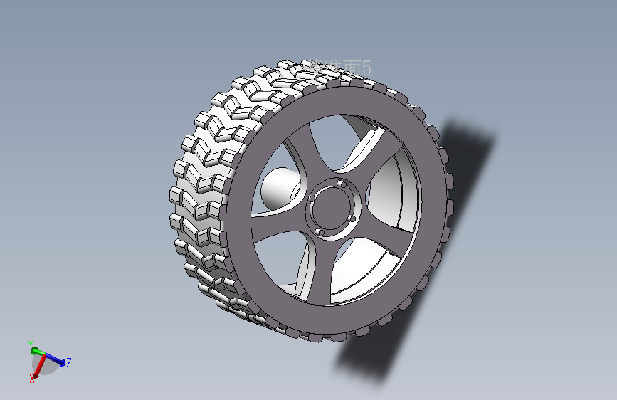 X0439-DIY用小车轮子三维SW2015带参==526969=10