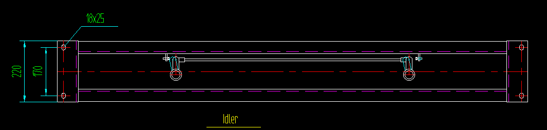 X0775-B1000调心托辊组件==475433=40