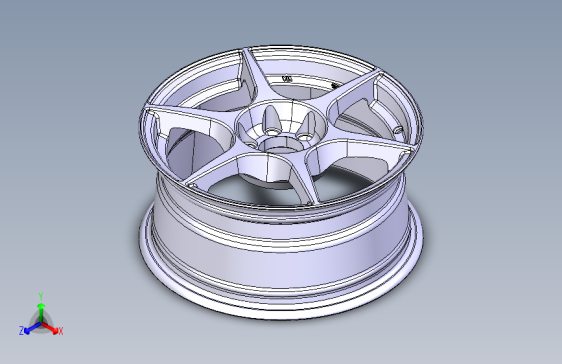 X0803-catia车轮轮毂模型==27858=5
