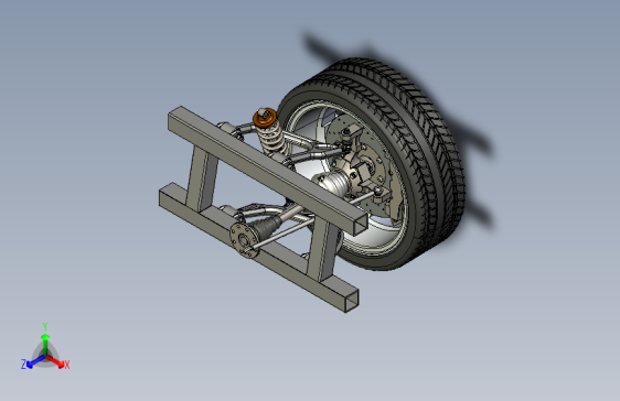 X1658-汽车悬挂机构3D模型==96517=35