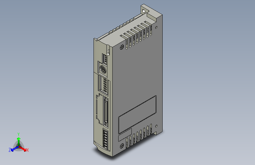 步进驱动器EXRS-C1-N_STEP_模型图纸下载 – 懒石网