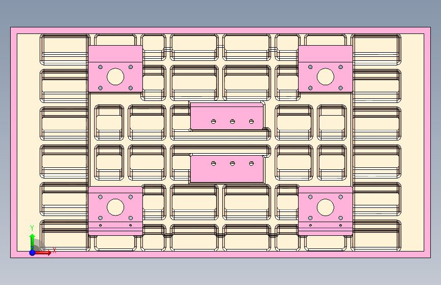 航插件壳体机加工工装-SW