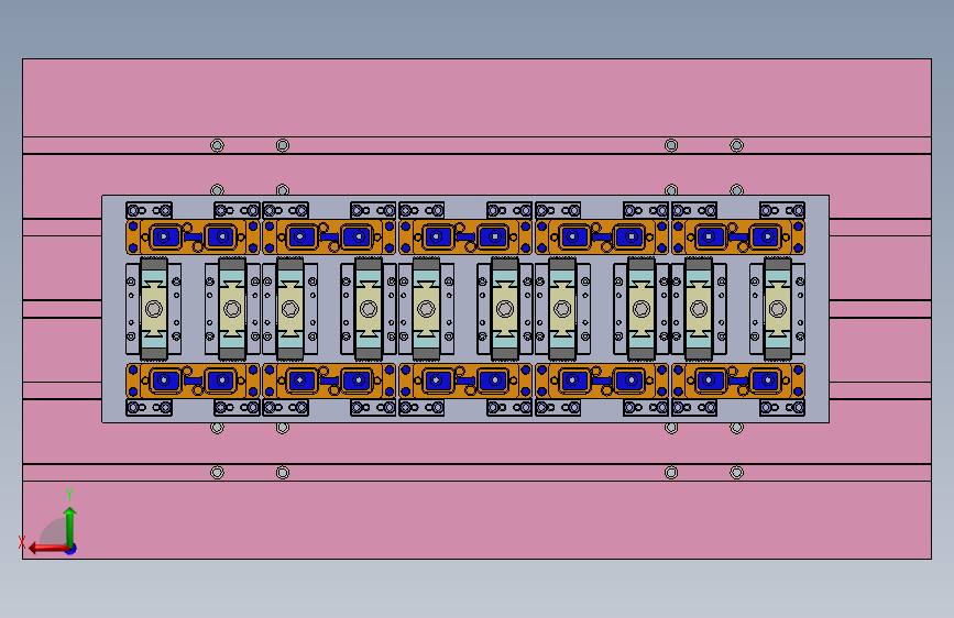 航插件壳体机加工工装-SW