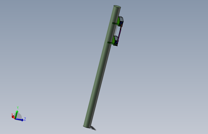 爬杆机器人（sw17可编辑+cad）