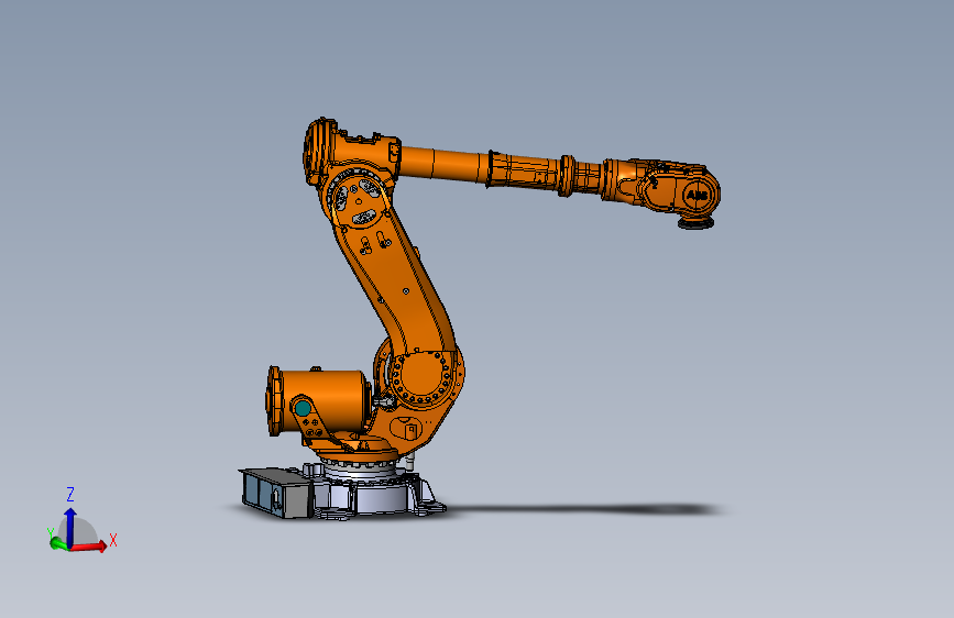 X0428-ABB IRB6640六轴关节机器人三维SW2014无参+==324006=20