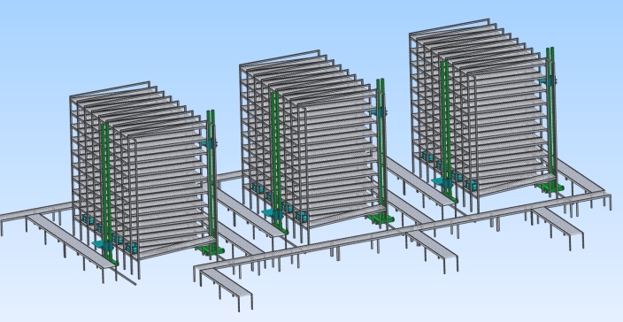 ASRS+CONCEPT自动化立体仓库简易模型