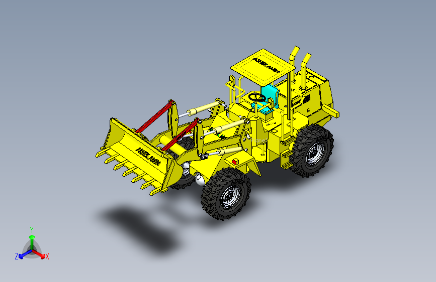 Wheel Loader-61轮式装载机推土机