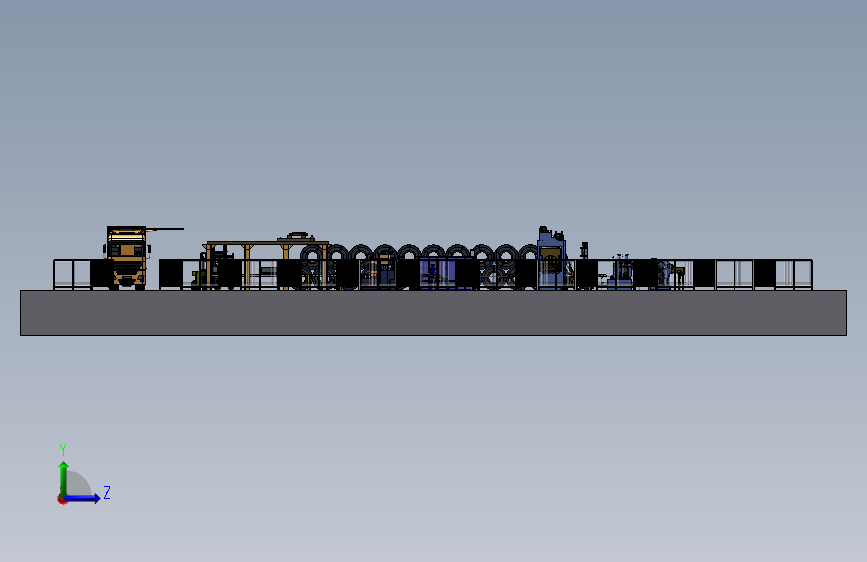 钢板开平生产线