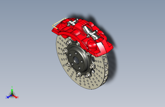 X1594-盘式刹车三维设计图纸三维SW2016带参==866212=20