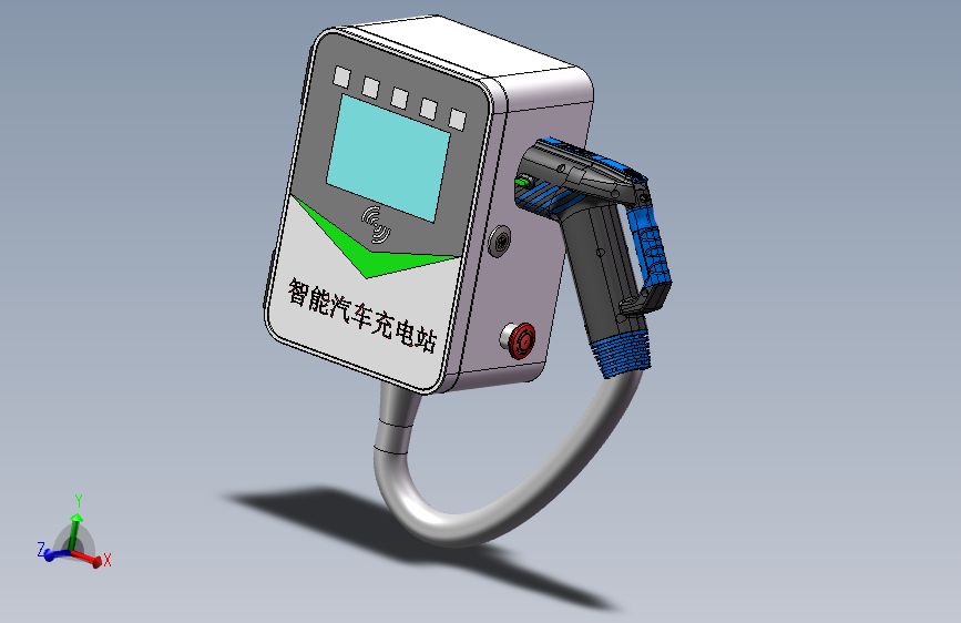 智能汽车充电桩stp+SW
