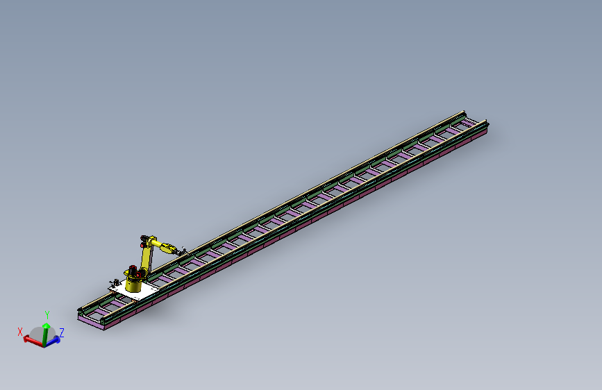 焊接机器人导轨
