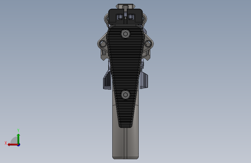 枪_SOLIDWORKS 2020_模型图纸下载 – 懒石网