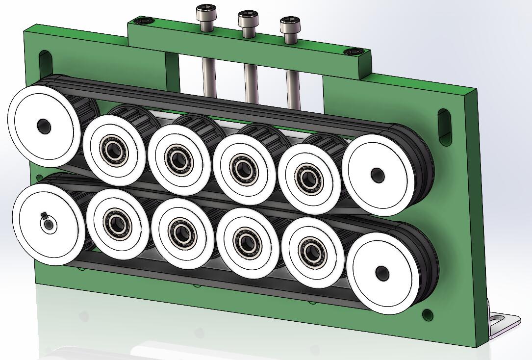 自动弯管机进料器结构3D图纸+Solidworks设计