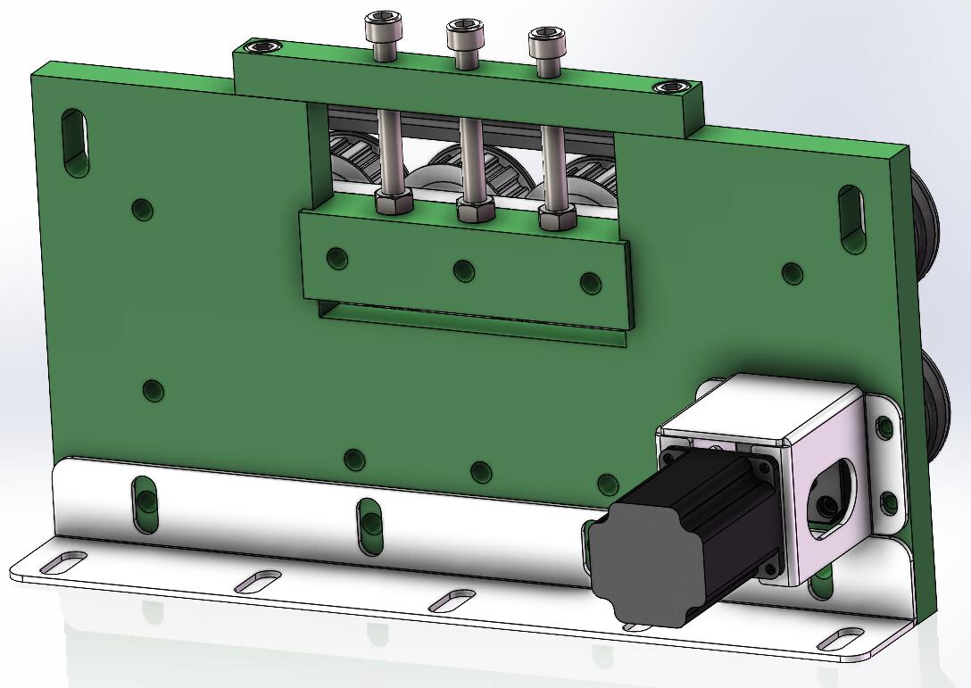 自动弯管机进料器结构3D图纸+Solidworks设计
