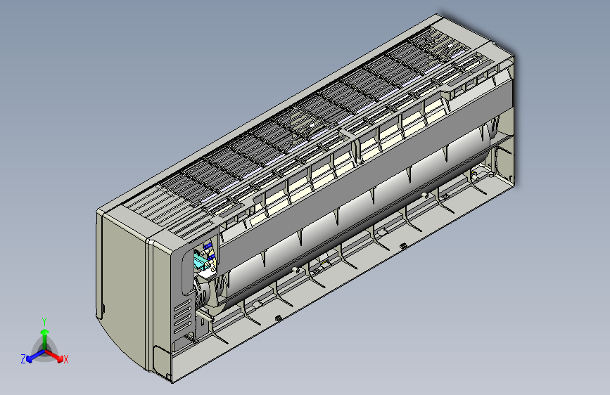 Z1565-空调挂机模型三维Step无参