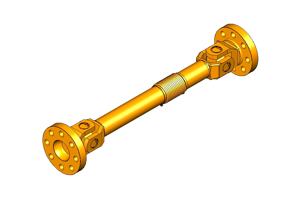 万向汽车传动轴三维UG10.0带参+CAD+说明书