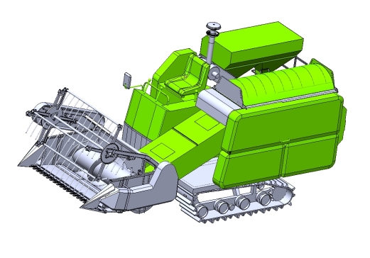 Z2330-联合收割机三维SW2020无参