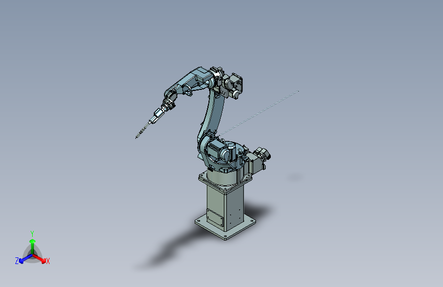 机械臂焊机三维UG12.0带参
