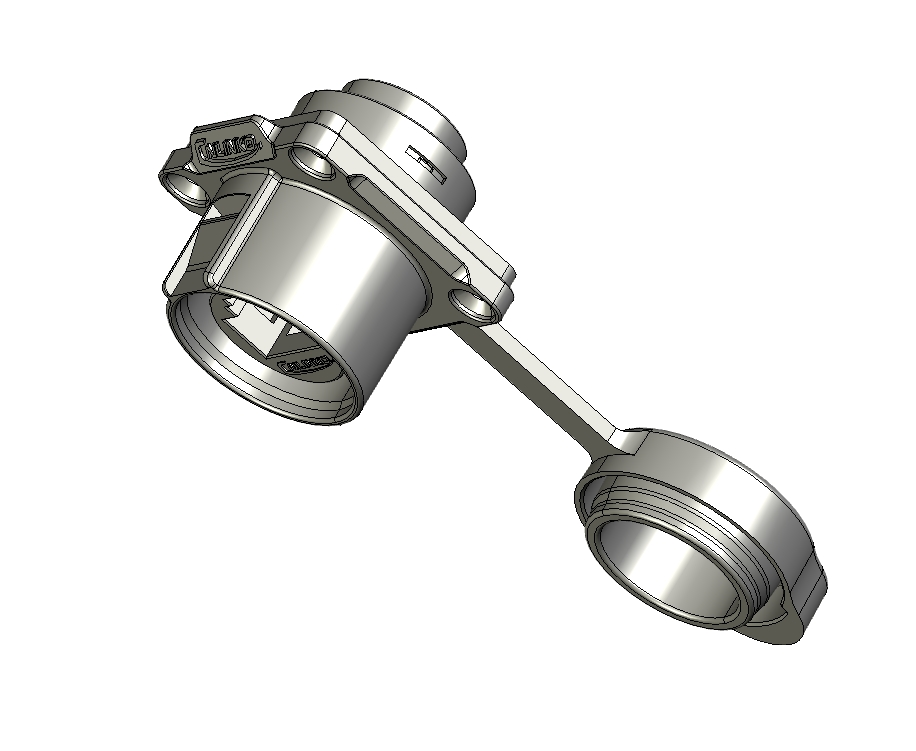 凌科网口插座+USB插座三维Step无参