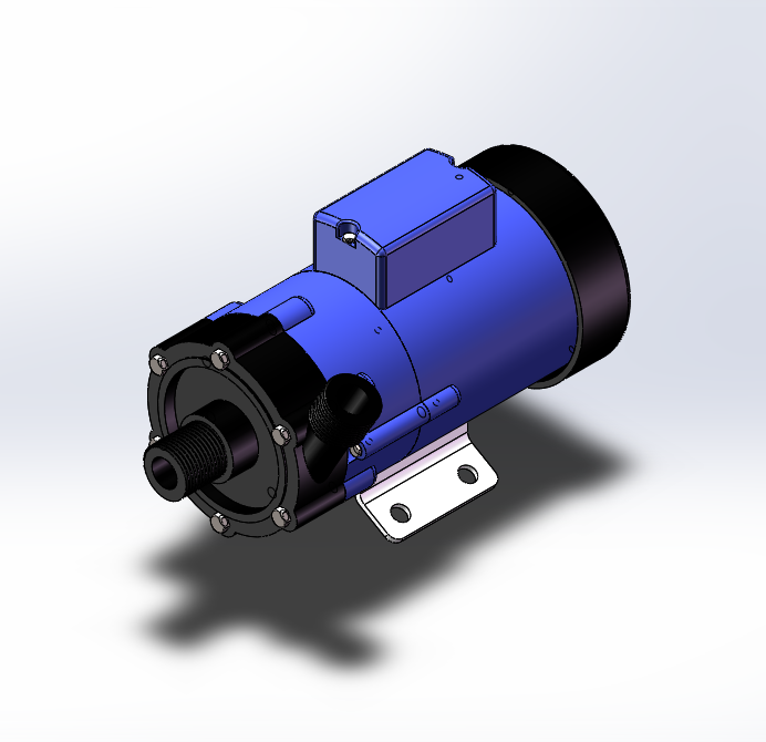磁力泵全套图纸_3D模型