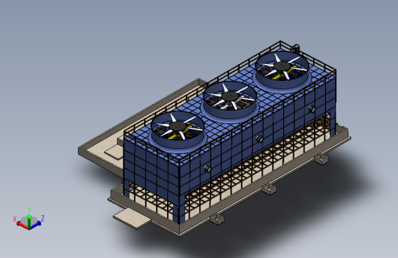 冷却塔三维模型