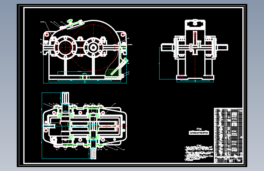 螺旋式输送机传动装置中单级、一级直齿圆柱齿轮减速器设计T=265Nm，n=170含3张CAD图