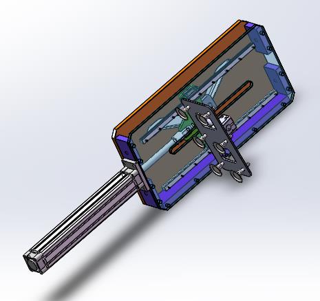 吸盘翻转机构3D数模图纸+Solidworks设计