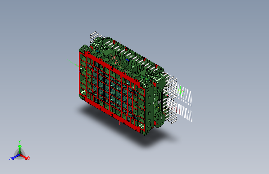 Z2275-顶盖拉延模具三维UG12.0无参