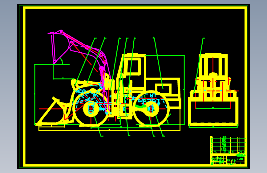 ZL15型轮式装载机工作装置设计含5张CAD图