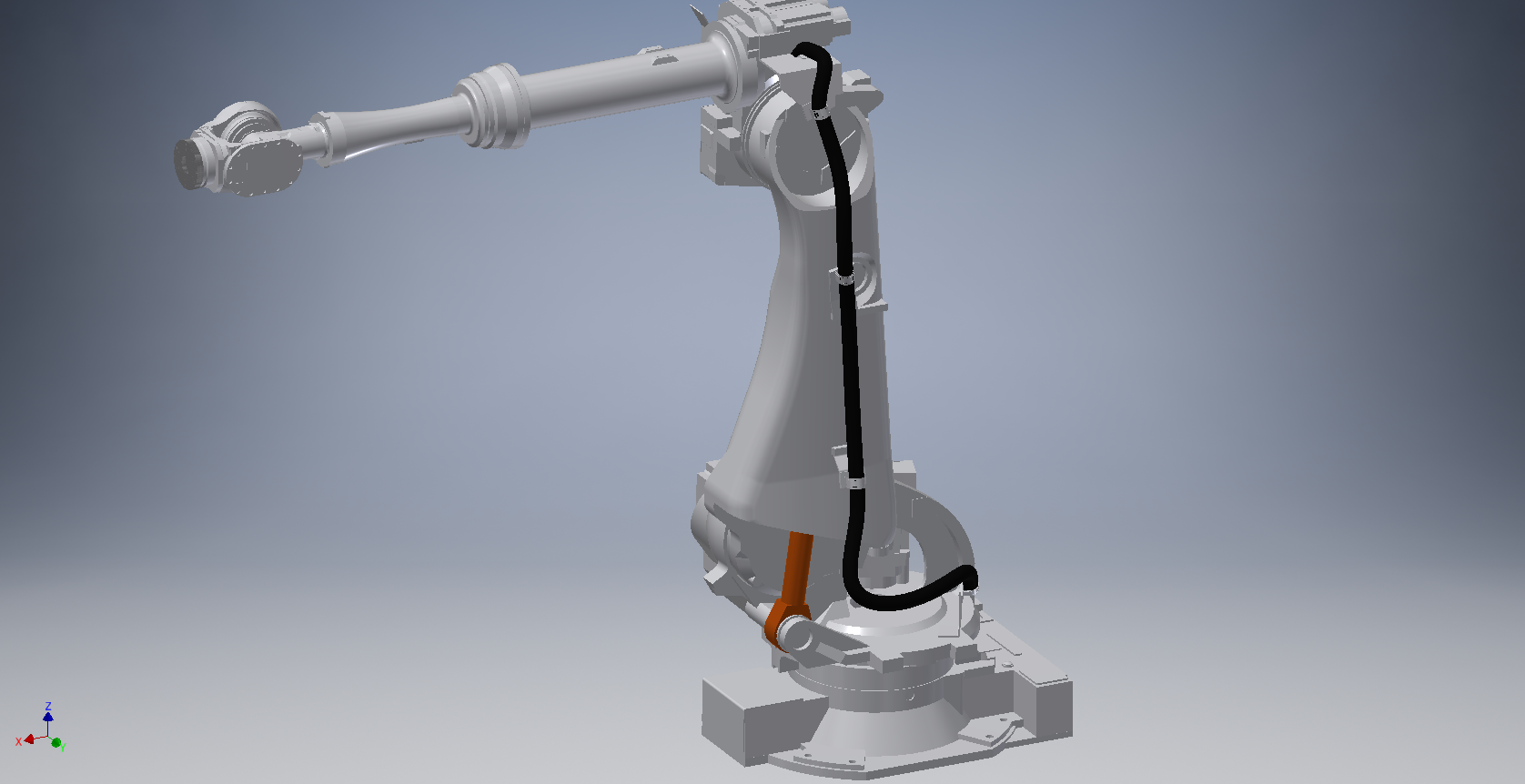 23-那智(NACHI)sra120el 120kg 6axis industrial robot（stp）