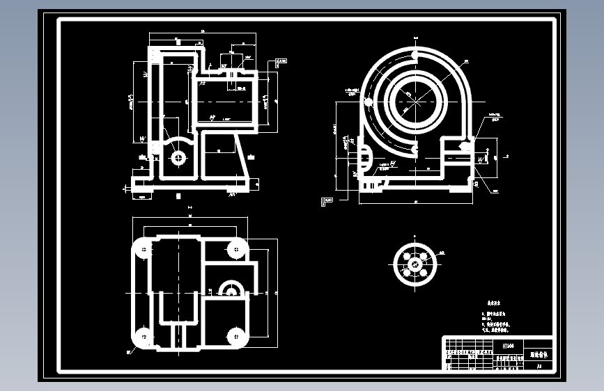 蜗轮箱体的钻M12-6H夹具设计及加工工艺装备-工装含4张CAD图