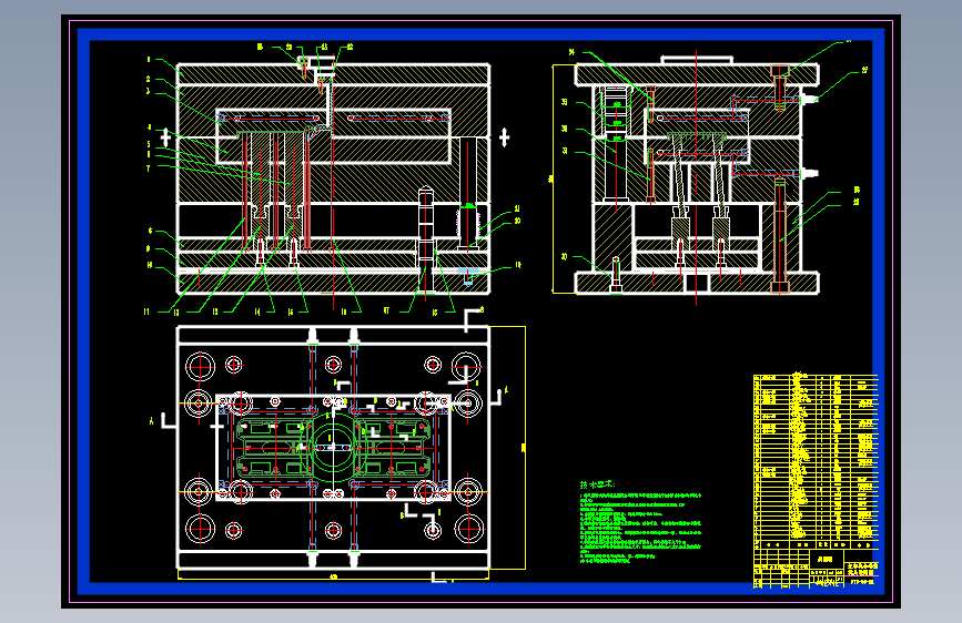 复印机小端盖注塑模具设计-斜顶抽芯塑料注射模含开题及11张CAD图