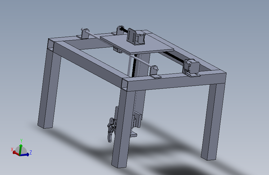 DOF笛卡尔机器人简易结构