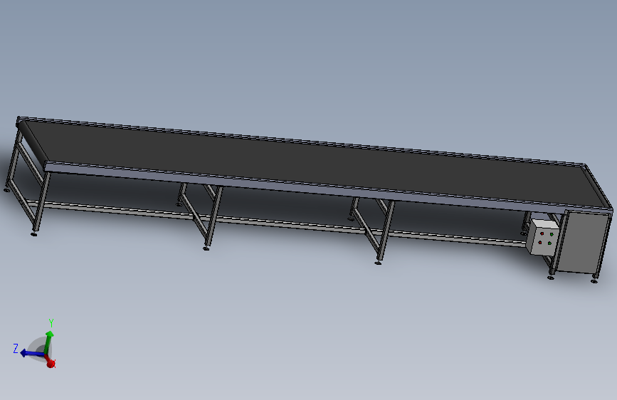 一种可编辑的皮带传输线